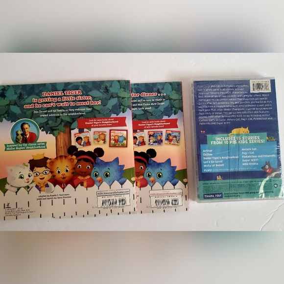 2015 Daniel Tiger 3 Piece Bundle Book & DVD!!! PBS - Picture 12 of 12